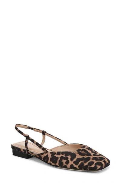 Sarto By Franco Sarto Telica Slingback Flat In Animal Print
