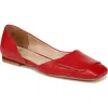 Sarto By Franco Sarto Tracy Half D'orsay Flat In Red