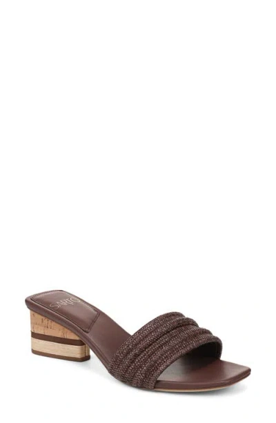 Sarto By Franco Sarto Waverly Slide Sandal In Brown