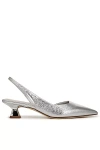 Sarto Devin Slingback Kitten-heel Pumps