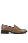 Sarto Eden Stud Loafers In Brown