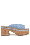Sarto Fernanda 3 Platform Slide Sandals