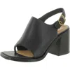 Sarto Franco Sarto A-atlas Womens Block Heel Square Toe Ankle Strap In Black
