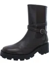 Sarto Franco Sarto A Emerson Womens Leather Lug Sole Ankle Boots In Multi