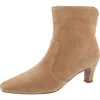 Sarto Franco Sarto Alexandria Womens Suede Square Toe Booties In Brown