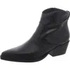 Sarto Franco Sarto Spur Womens Leather Heels Booties In Black