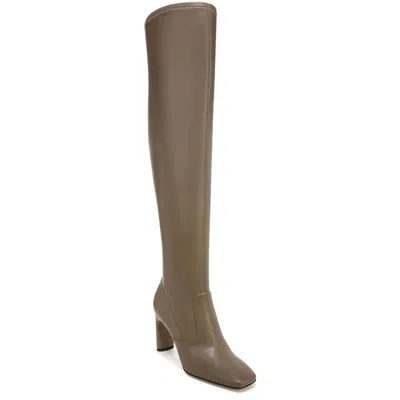 Sarto Franco Sarto Flexa Womens Faux Leather Square Toe Over-the-knee Boots In Multi