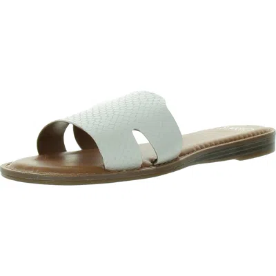 Sarto Franco Sarto Ginelle Womens Leather Slip On Slide Sandals In Multi