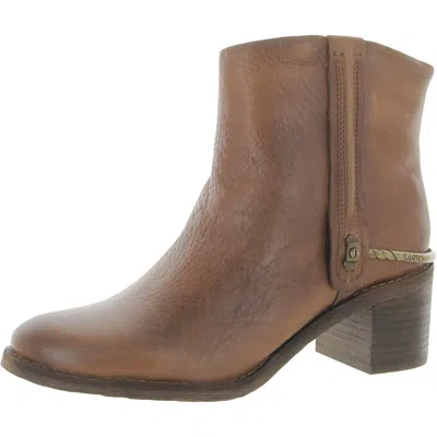 Sarto Franco Sarto Sandy Womens Leather Round Toe Ankle Boots In Green