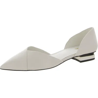 Sarto Franco Sarto Tabitha Womens Leather Pointed Toe D'orsay In White