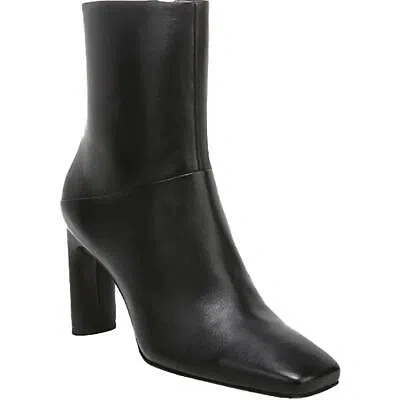 Pre-owned Sarto Franco Sarto Womens Flexa Black Booties Shoes 9 Medium (b,m) Bhfo 3061 In Black Leather