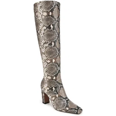 Sarto Franco Sarto Womens Snake Print Man Made Knee-high Boots In Multi