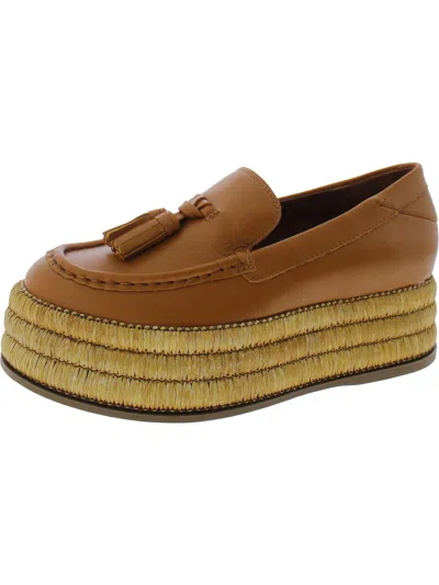 Sarto Franco Sarto Womens Tassel Loafers In Brown