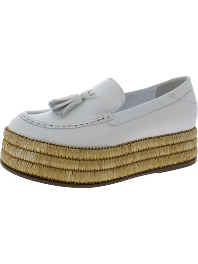 Sarto Franco Sarto Womens Tassel Loafers In White