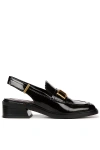 Sarto Gianna Slingback Loafers In Black