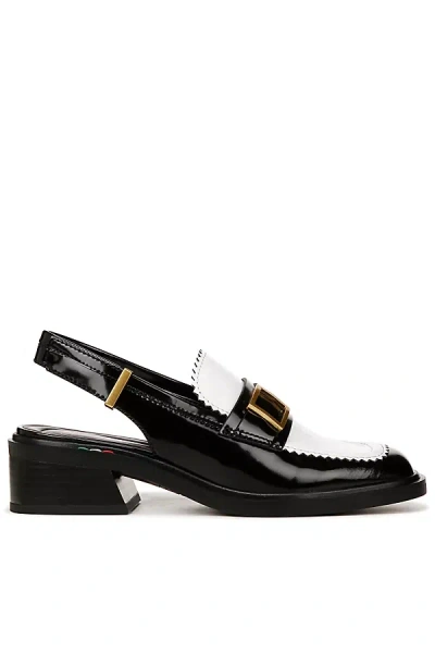 Sarto Gianna Slingback Loafers In Black