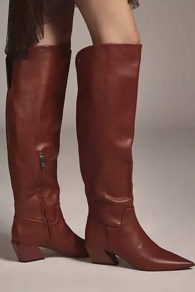 Sarto Gwyn Knee-high Boots In Brown