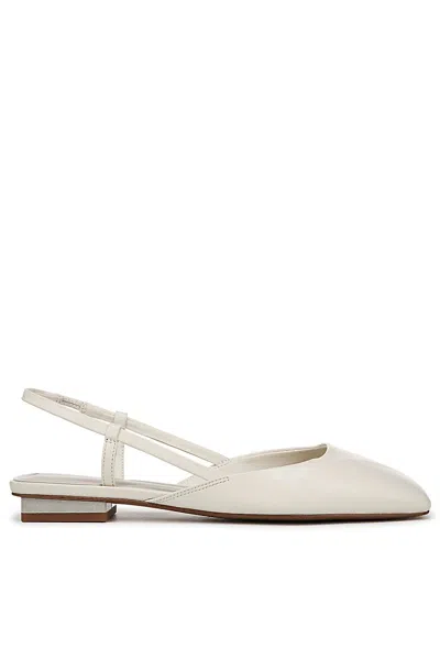 Sarto Telica Slingback Flats In White