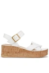 Sarto Tilly Platform Heels In White