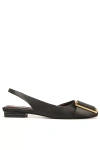 Sarto Tracy Slingback Flats In Black