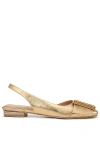 Sarto Tracy Slingback Flats In Gold