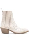Sartore 65mm Leather Boots In Neutrals
