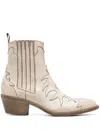 Sartore 65mm Leather Boots In Neutrals