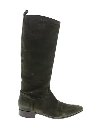 Pre-owned Sartore Boots In Green