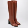 Sartore 90mm Leather Knee-high Boots In Multi