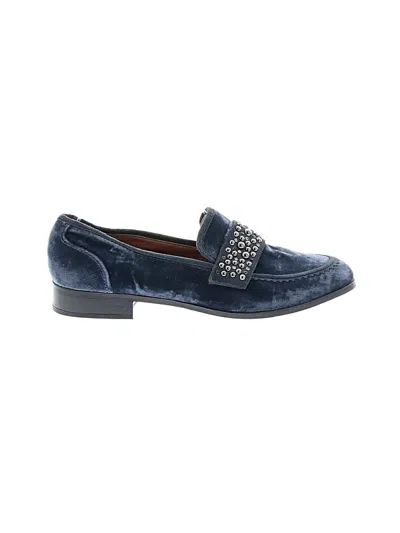 Pre-owned Sartore Flats In Blue