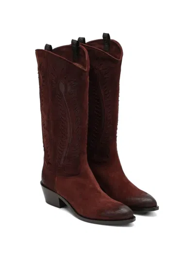 Sartore Frida Western Boots In Multi