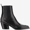 Sartore Glossy Leather Ankle Boots