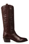 Sartore Leather Boots In Brown