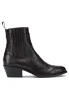 Sartore Postiano Ankle Boots Bordeaux In Red