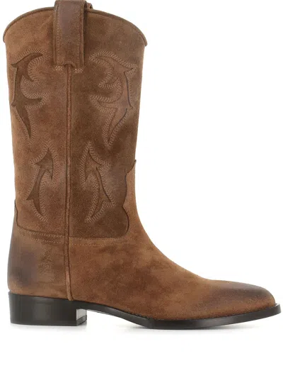 SARTORE SUEDE BOOTS