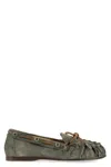 Sartore Suede Loafers In Green