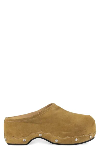SARTORE SARTORE SUEDE MULES