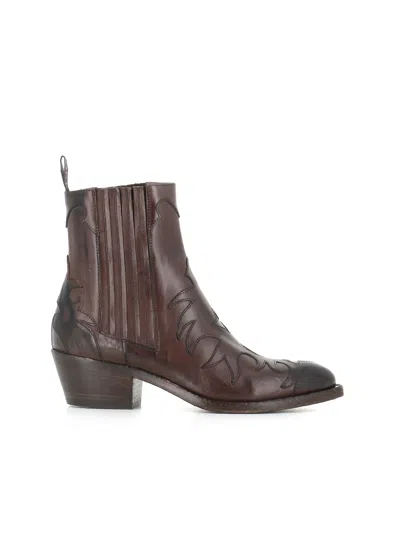 Sartore Texan Boot Sr3645sq In Black