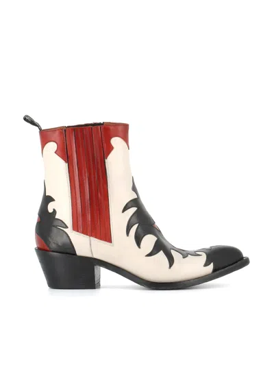 Sartore Texan Sr3651yj In Bianco/nero/rosso