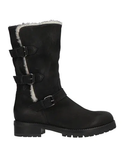 Sartore Woman Boot Black Size 6 Leather
