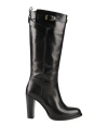 Sartore Woman Boot Black Size 6.5 Leather In Black