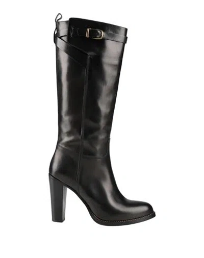 Sartore Woman Boot Black Size 6.5 Leather