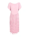 Sartoria 74 Woman Midi Dress Pink Size 8 Acetate, Viscose In Pink