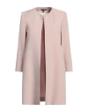 Sartoria 74 Woman Overcoat & Trench Coat Blush Size 6 Acetate, Viscose In Pink