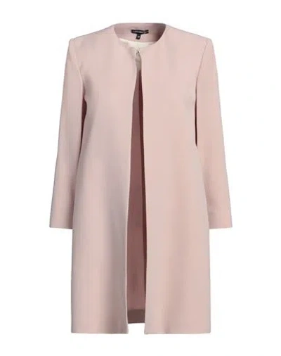 Sartoria 74 Woman Overcoat & Trench Coat Blush Size 6 Acetate, Viscose In Pink