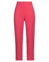 Sartoria 74 Woman Pants Coral Size 4 Acrylic, Viscose In Red