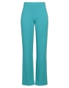 Sartoria 74 Woman Pants Turquoise Size 10 Acetate, Viscose In Blue