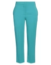 Sartoria 74 Woman Pants Turquoise Size 10 Acrylic, Viscose In Blue