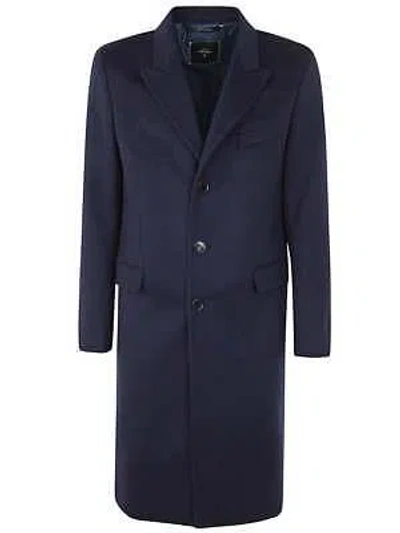 Pre-owned Sartoria Brizzi Coat In Blue