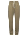 Sartoria Brizzi Man Pants Military Green Size 32 Polyamide, Cotton, Elastane In Green
